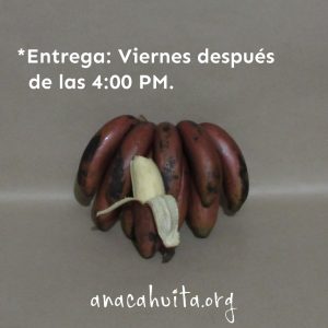 Plátano morado, kilo