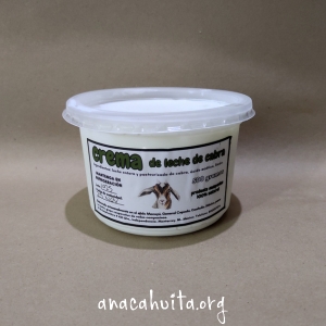 Crema de leche de cabra, 500 gr