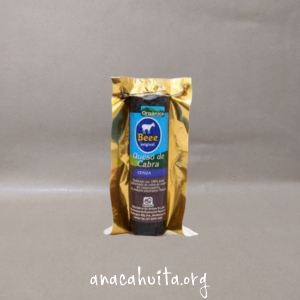 Queso suave cabra carbón