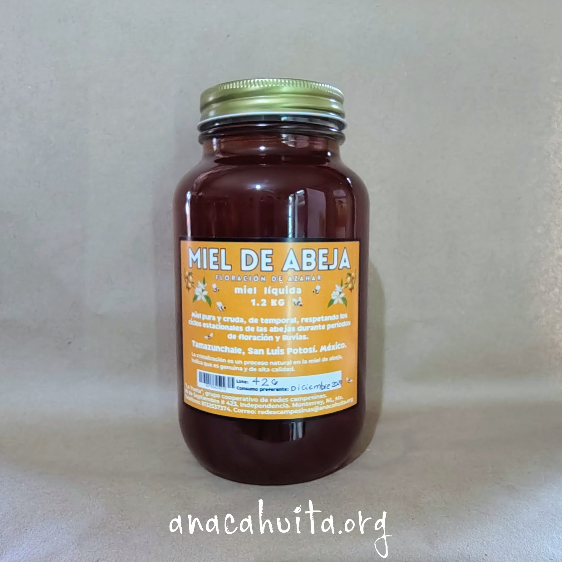 Miel de azahar, 1.200 K