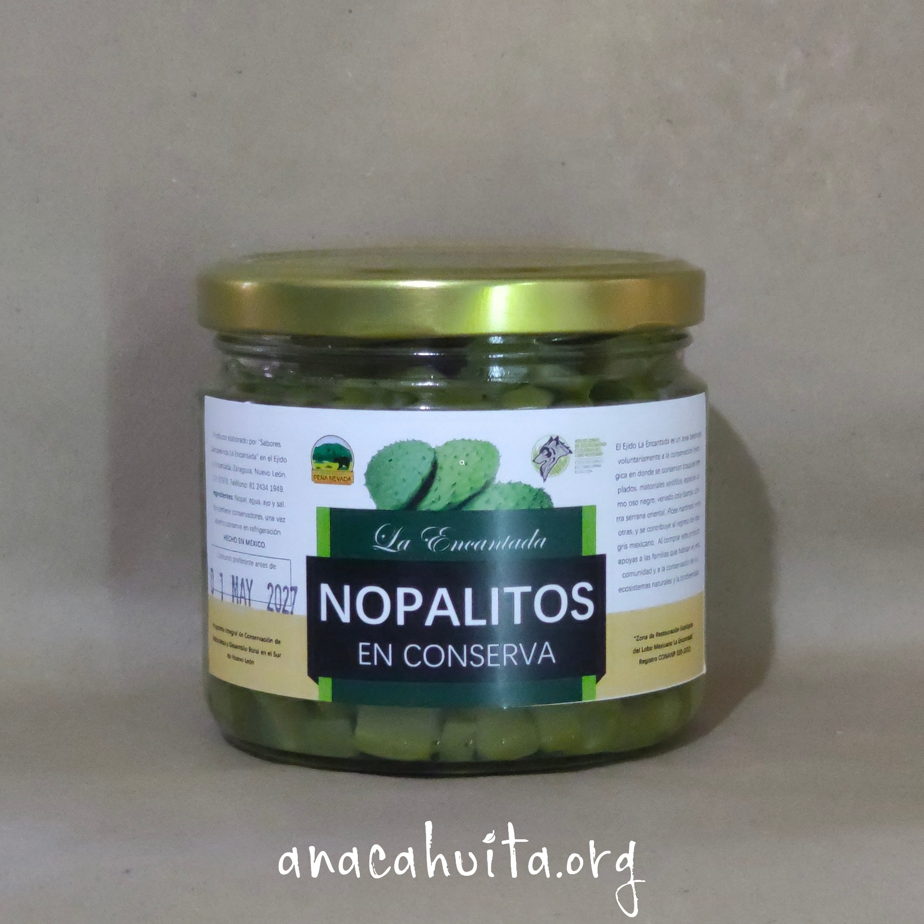 Nopal en coserva